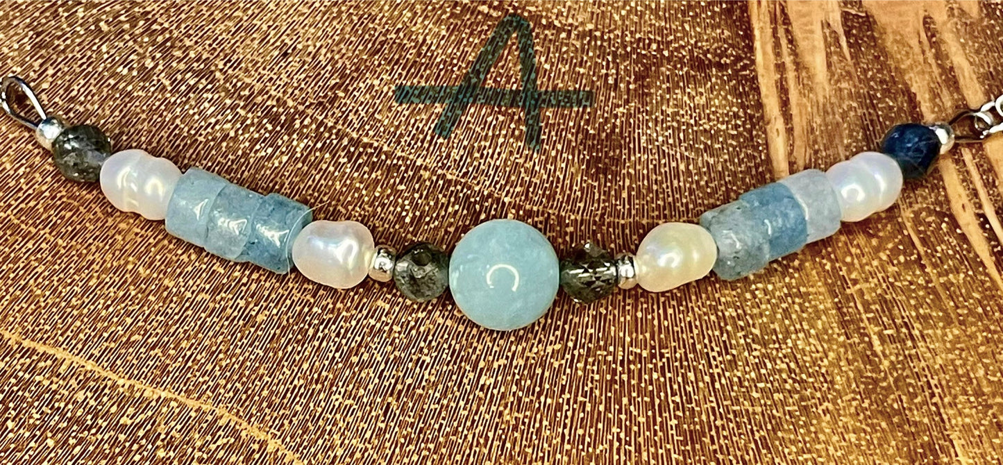 Choker Aigue Marine