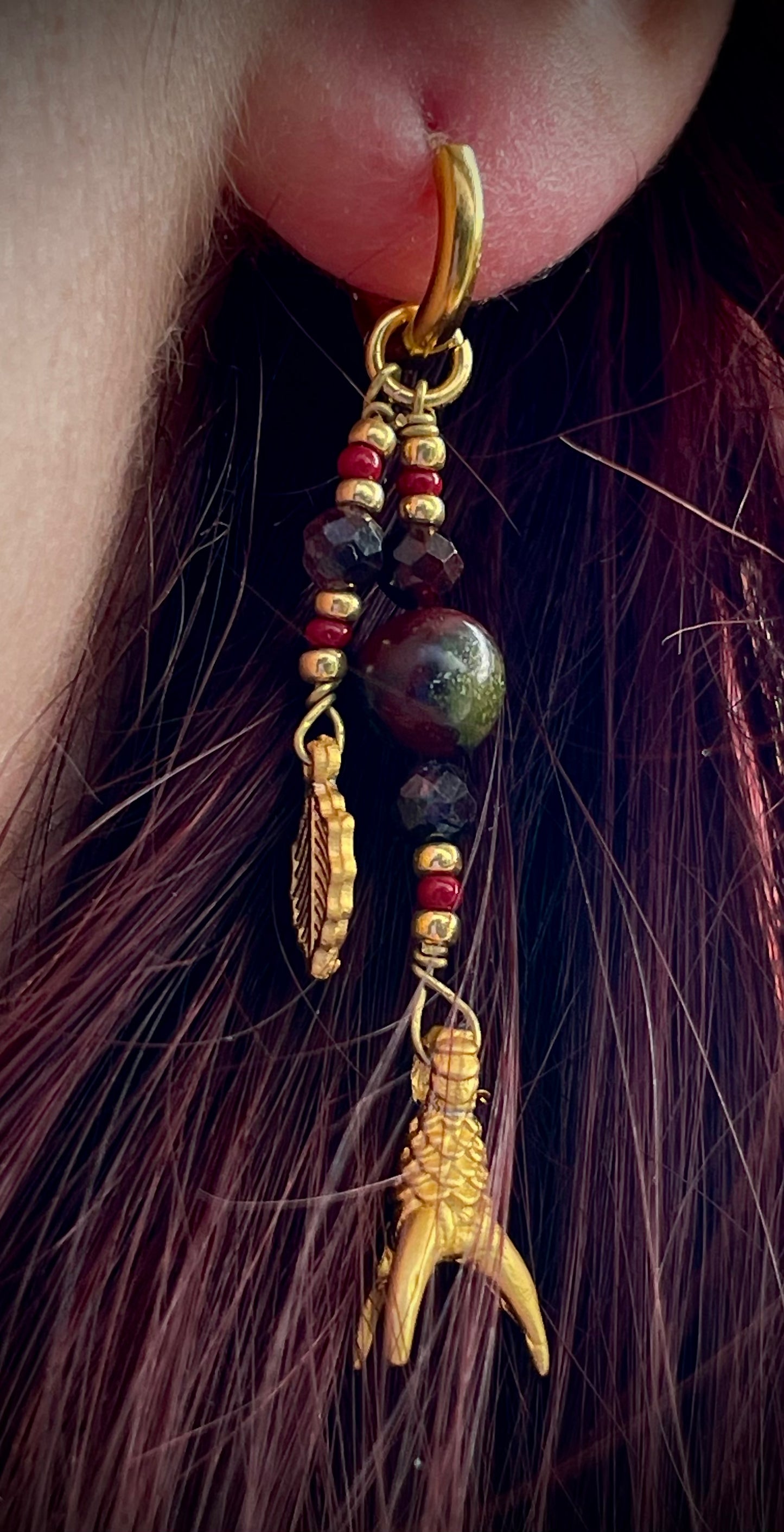 Tiamat - boucles d’oreilles