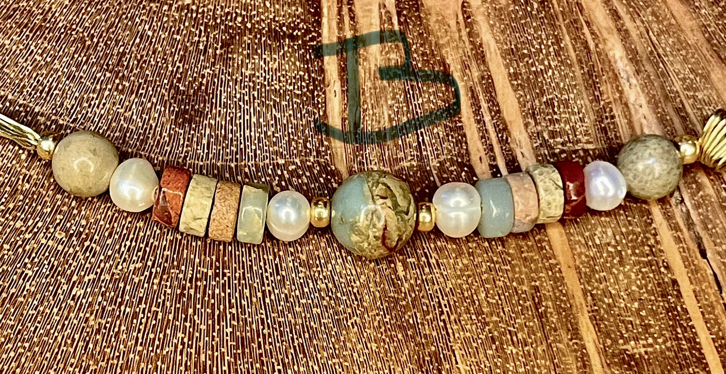 Choker Jaspe Aqua Terra