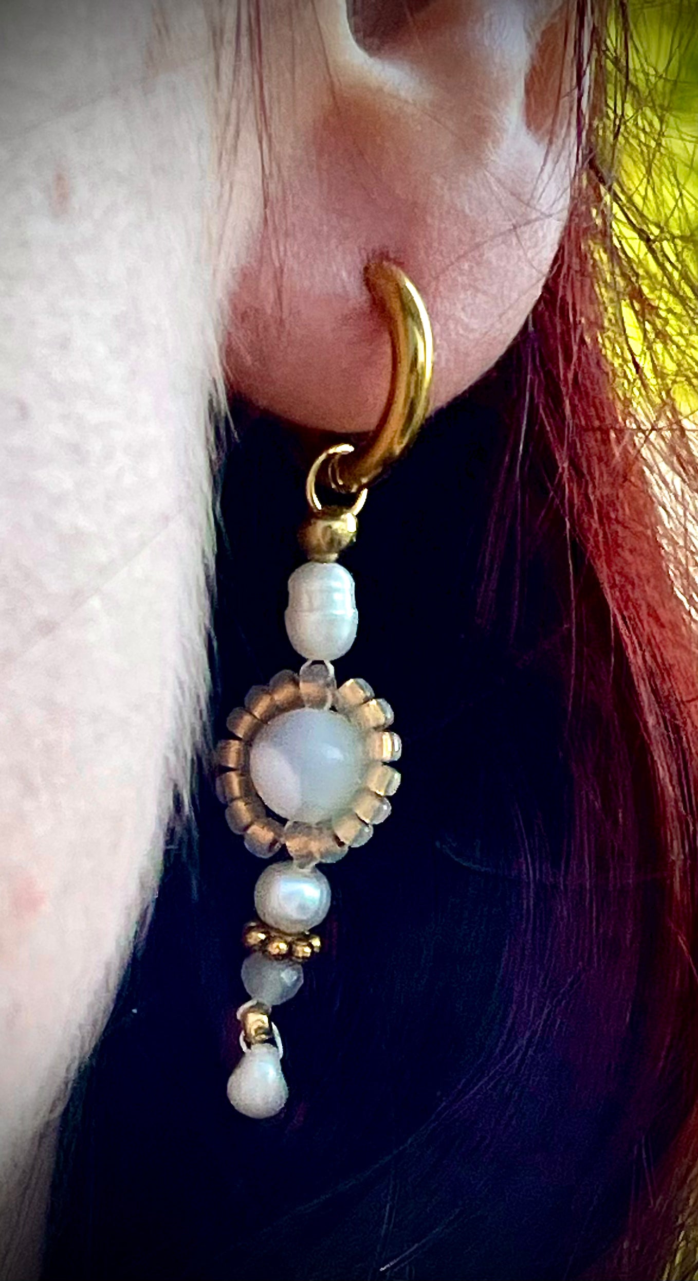 Vénus - boucles d'oreilles