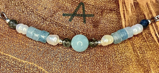 Choker Aigue Marine